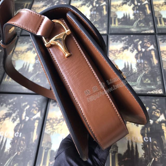 Gucci包 古馳新款原廠皮女包 頂級品質 Gucci單肩斜挎包 602204米白皮  gdj1151